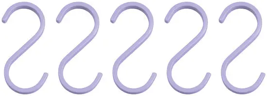 Mette Ditmer - HANG-IT S-hook, 5-pack - Lilac
