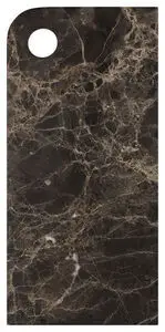 Mette Ditmer - Marble Serveringsbræt - 18 x 38 x 1 - Brown