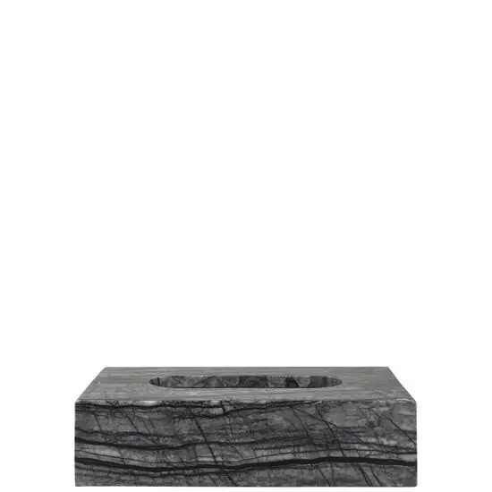 Mette Ditmer - MARBLE TISSUE COVER, BLACK / GREY