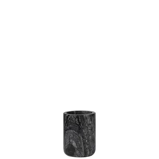 Mette Ditmer - MARBLE TANDBØRSTEHOLDER, BLACK / GREY