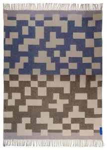 Mette Ditmer - MAZE-plaid - Chocolate - W130 x L190 cm