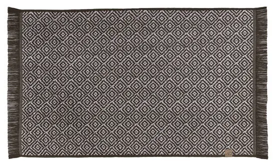Mette Ditmer - MOROCCO-bademåtte - Chocolate/Off-white - W50 x L80 cm