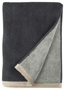 Mette Ditmer - BLØDT håndklæde - Dark grey / Light grey