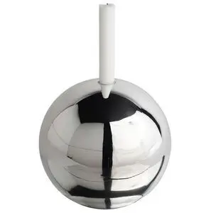Mette Ditmer - SPHERE lysestage, stor - Chrome
