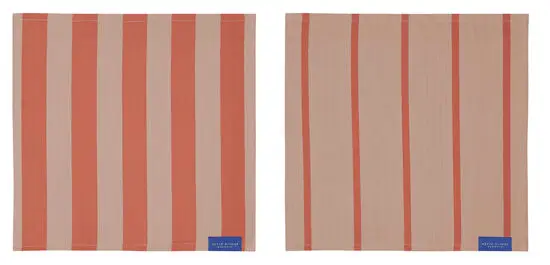 Mette Ditmer - Stripes Vaskeklude - 33 x 33 - Latte