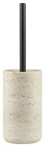 Mette Ditmer - TRAVERTINE toilet brush holder - Linen