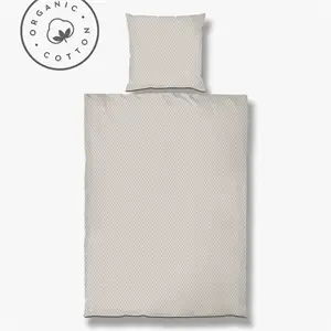 Mette Ditmer - MINI-sengesæt - Sand/Light grey - W140 x L220 cm