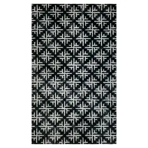 Skriver Collection - Måtte - Mogens Koch Cross - 60x85 cm - green/light grey/black