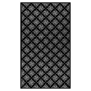 Skriver Collection - Måtte - Mogens Koch Cross Border - 85x150 cm - grey/black