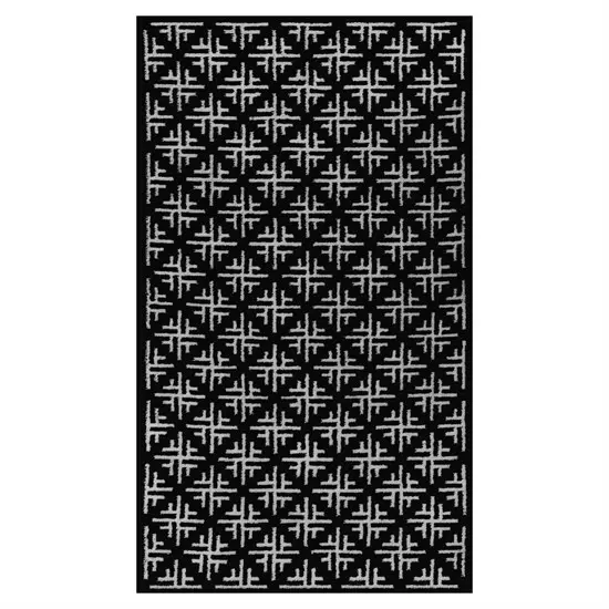 Skriver Collection - Måtte - Mogens Koch Cross Border - 60x85 cm - grey/black