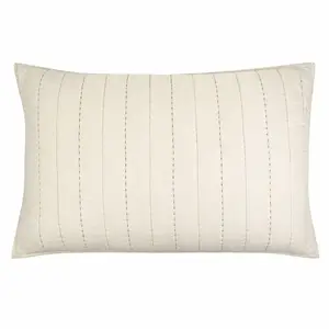 Moudhome - SENSES quiltet beige pudebetræk - 50x70 cm