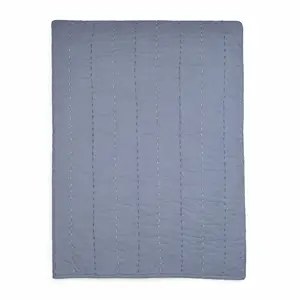 Moudhome - SENSES quiltet sengetæppe blå - 260x260 cm