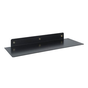 Moudhome - CURVE metal hylde i sort - 60 cm