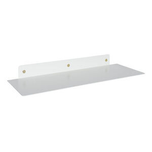 Moudhome - CURVE metal hylde i beige - 60 cm