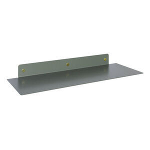 Moudhome - CURVE metal hylde i grågrøn - 60 cm