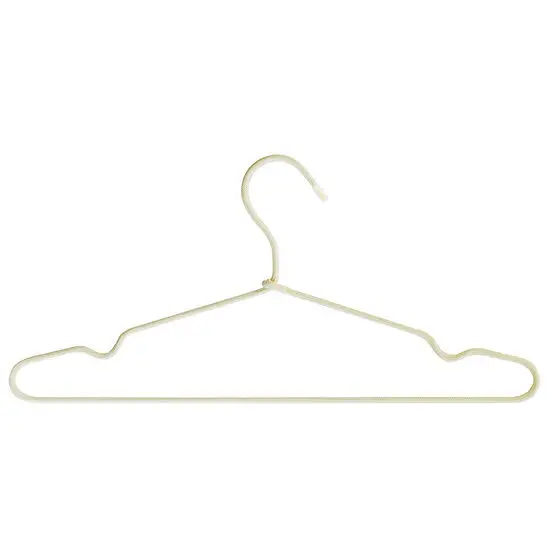 Bøjle i lys vaniljegul med minimalistisk design og skuldernoter til stropper.