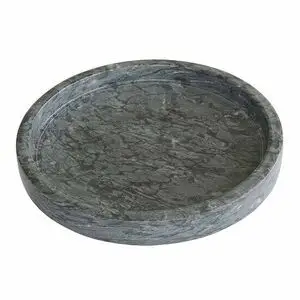 Moudhome - MARBI marmor bakke - sort - Ø22 cm