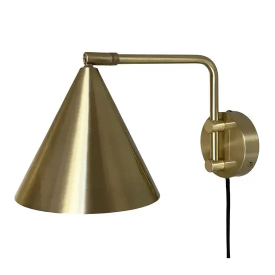 Moudhome - MÀS væglampe børstet messing - 18 cm
