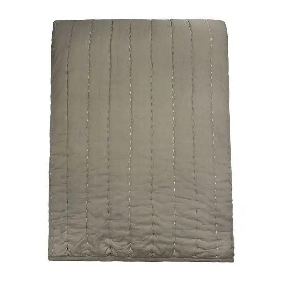 Moudhome - SENSES quiltet sengetæppe brun - 260x260 cm