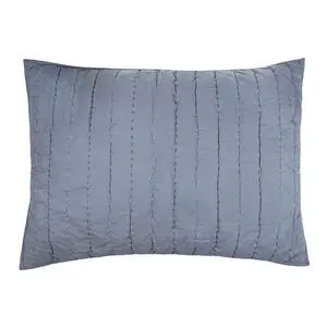 Moudhome - SENSES quiltet blå pudebetræk - 50x70 cm