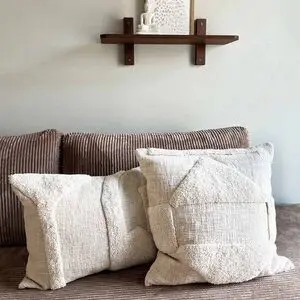 Moudhome - KALA beige pudebetræk - 50x50 cm