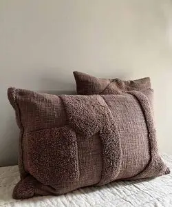 Moudhome - KALA brun pudebetræk - 40x60 cm