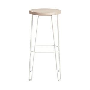 Image of Muubs barstol - Move barstol H75 - Hvid/natur