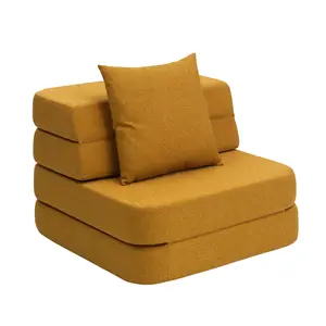 by KlipKlap - Sofa - KK 3 Fold Sofa Single Soft - Mustard w. Mustard - Gul