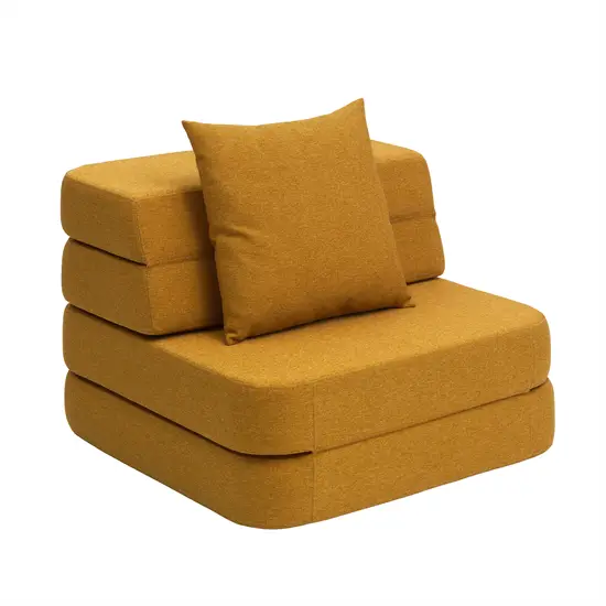 by KlipKlap - Sofa - KK 3 Fold Sofa Single - Mustard w. Mustard - Gul