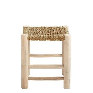 Image of Muubs - Taburet Basil - Ny teak/Pandan
