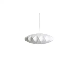 HAY - NELSON Saucer Crisscross Bubble Pendant - small - off white