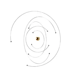 Flensted hanging art - Niels Bohr mobile Uro - 27 cm x 27 cm