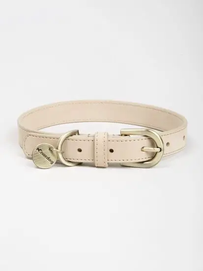 Nordog - Thomas Hundehalsbånd Vanilla - medium