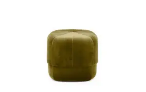 Normann Copenhagen - Circus Velour Pouf Small - Moss