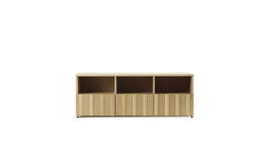 Normann Copenhagen - Rib Sideboard Low Hybrid - Oak