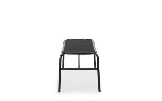 Normann Copenhagen - Havebænk - Vig - Sort - 150 x 50 x 46 cm