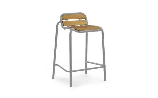 Normann Copenhagen - Bar havestol - Vig Robinie - 65cm - Grå