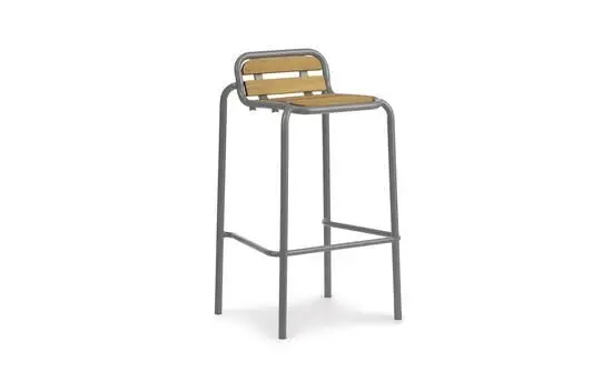 Normann Copenhagen - Bar havestol - Vig Robinie - 75cm - Grå