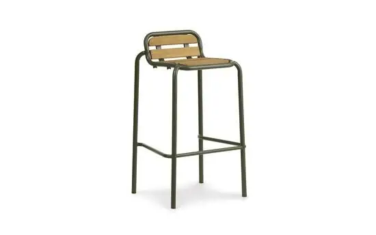 Normann Copenhagen - Bar havestol - Vig Robinie - 75cm - Mørke grøn