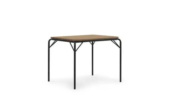 Normann Copenhagen - Havebord - Vig Robinie - 90x80 - Sort