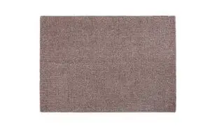 Rektangulært tæppe i offwhite og bordeaux med tæt vævet mønster. Mål: 170x240 cm.