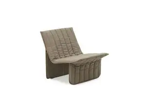 Normann Copenhagen - Limit Lounge Chair Outdoor - Sunbrella Natté 10029 Heather Grey