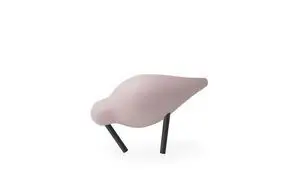 Normann Copenhagen - Shorebird Small - pink med sorte ben