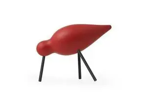 Normann Copenhagen - Shorebird Medium - Rød med sorte ben