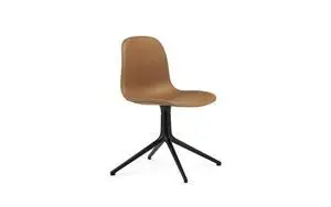 Normann Copenhagen - Form Chair Swivel 4L Full Uph. Black Alu