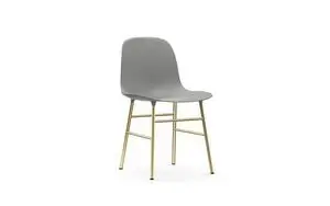 Normann Copenhagen - Form Chair - Brass/grå