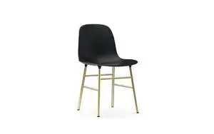 Normann Copenhagen - Form Chair - Brass/sort