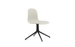 Normann Copenhagen - Form Chair Swivel 4L Full Uph. Black Alu