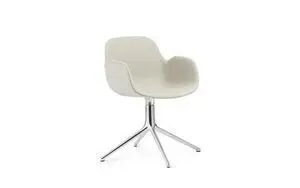 Normann Copenhagen - Form Armchair Swivel 4L Full Uph. Alu