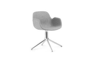 Normann Copenhagen - Form Armchair Swivel 4L Full Uph. Alu